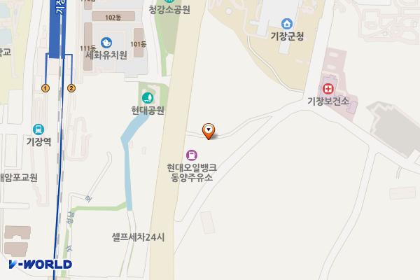 BKEV초급속전기차충전소 기장 위치 지도 — 부산광역시 기장군 기장읍 기장대로 534