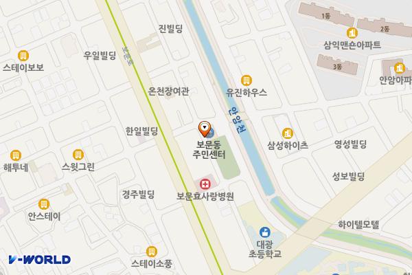 보문동 주민센터 위치 지도 — 서울특별시 성북구 안암로3길 35