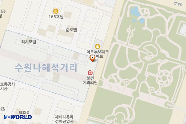 경기 수원 BK오피스텔 위치 지도 — 경기도 수원시 팔달구 효원로307번길 69