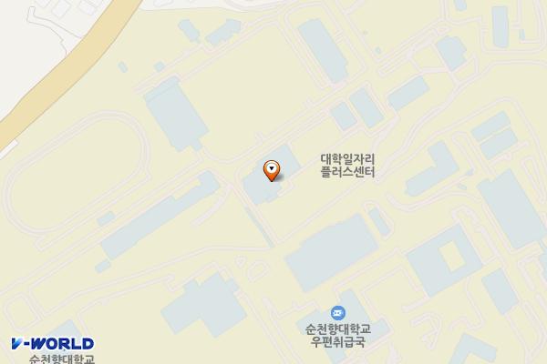 충남 아산 순천향대학교 위치 지도 — 충청남도 아산시 신창면 순천향로 22