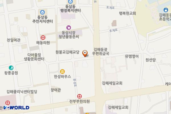 김해 동상시장 공영주차장 위치 지도 — 경남 김해시 호계로499번길 4 (동상동)