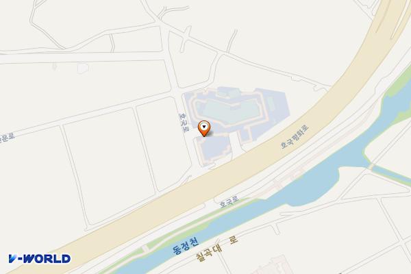 대구 과학 수사연구소 위치 지도 — 경상북도 칠곡군 왜관읍 호국로 33-14