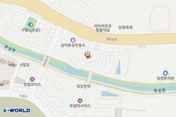 대전 유성구 구암역 환승주차장 위치 지도 — 대전 유성구 유성대로 701 (구암동)