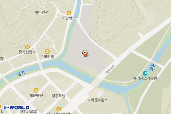 충북 보은 속리산법주사 위치 지도 — 충청북도 보은군 속리산면 법주사로 287