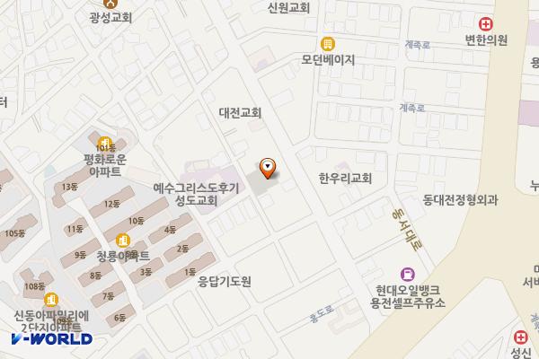 대전 동구 홍도동 상점가 주차장 위치 지도 — 대전 동구 한남로7번길 79-1 (홍도동)