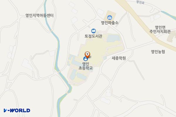 아산 영인초등학교 위치 지도 — 충남 아산시 영인면 여민루길 20 (아산리, 영인초등학교)