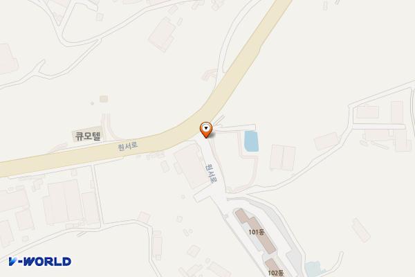 칠원 구성 지구 공영주차장 위치 지도 — 경상남도 함안군 칠원읍 원서로 89-33