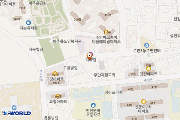 주안3동제12노외주차장 위치 지도 — 인천광역시 미추홀구 주안동 866-118