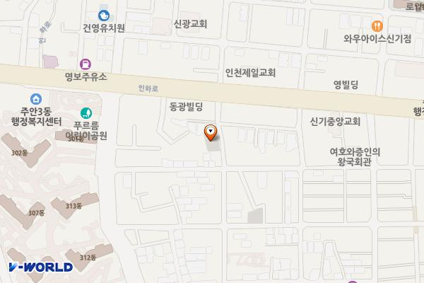 주안3동제11노외주차장 위치 지도 — 인천광역시 미추홀구 주안동 846-6
