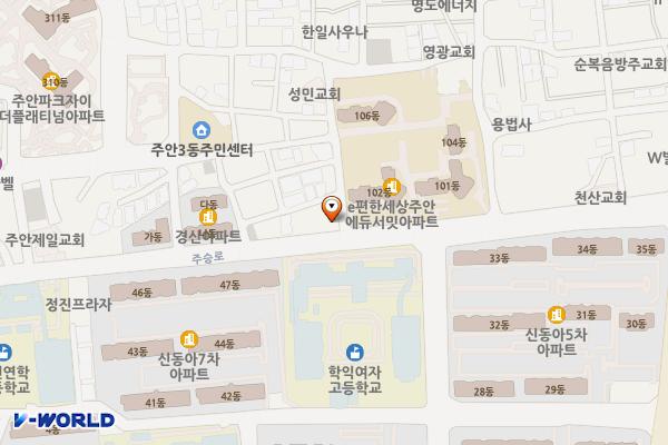 주안3동제10노외주차장 위치 지도 — 인천광역시 미추홀구 주안동 867-215