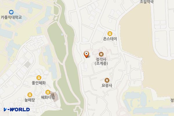 서울 성북구 삼선동 공영주차장 위치 지도 — 서울 성북구 삼선동1가 278-6