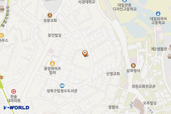 서울 성북구 정릉4동 공동주차장 위치 지도 — 서울 성북구 정릉동 266-56