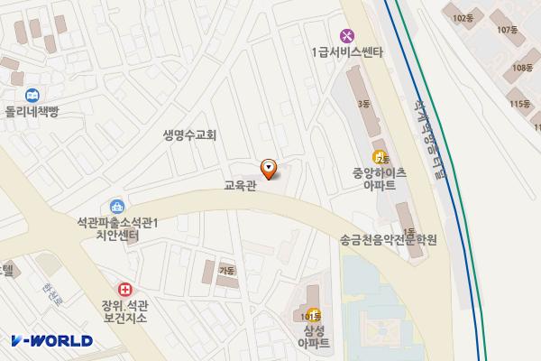 서울 성북구 신생중앙교회 위치 지도 — 서울특별시 성북구 한천로76길 41