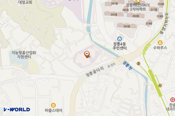 서울 성북구 벧엘교회 위치 지도 — 서울특별시 성북구 솔샘로17길 8