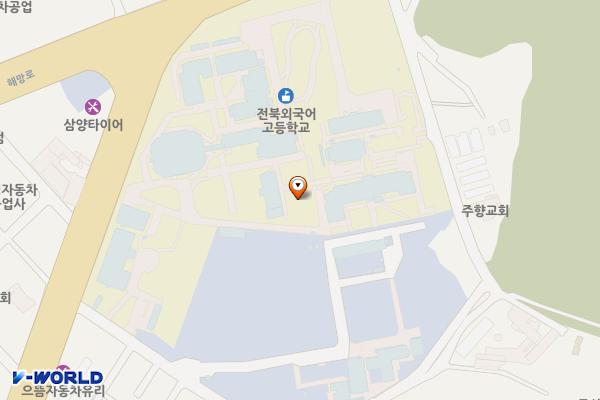 전북 군산 전북외국어고등학교 위치 지도 — 전북특별자치도 군산시 해망로 525 (소룡동, 전북외국어고등학교)
