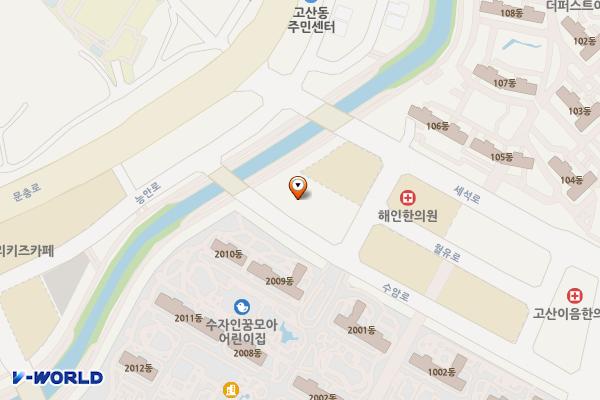 경기 의정부 고산지구 주차장 위치 지도 — 경기도 의정부시 수암로 34