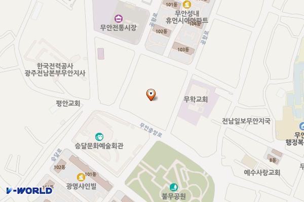 전남 무안 낙지골목 무안1공영주차장 위치 지도 — 전남광주통합특별시 무안군 무안읍 무안중앙로 14 (성동리, 주차타워)