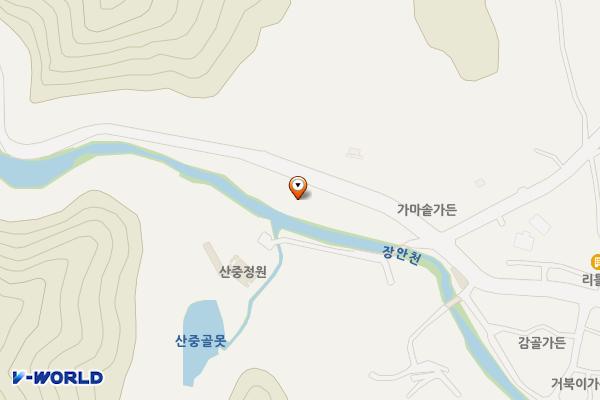 부산 장안사 진입도로변 노외공영주차장 위치 지도 — 부산광역시 기장군 장안읍 장안로 373-40