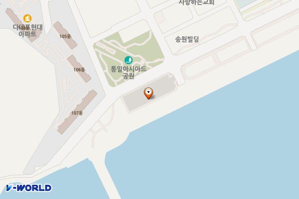 부산 다대2동 공영주차장 위치 지도 — 부산광역시 사하구 다송로84번길 68