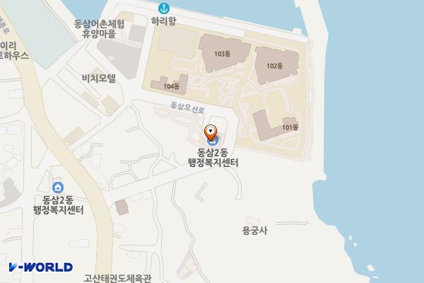 부산 동삼2동 행정복지센터 위치 지도 — 부산광역시 영도구 동삼오션로 27