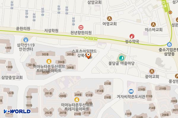 서울 아동청소년예술교육센터 위치 지도 — 서울특별시 강북구 솔샘로48길 14