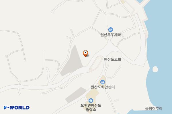 보령 원산도(선촌항) 공영주차장 위치 지도 — 충남 보령시 오천면 원산도리 623-2