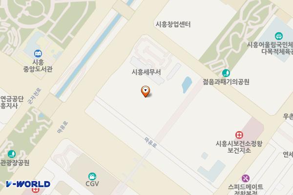 경기도 시흥시 정왕동 상생파킹몰 위치 지도 — 경기도 시흥시 마유로 356-15