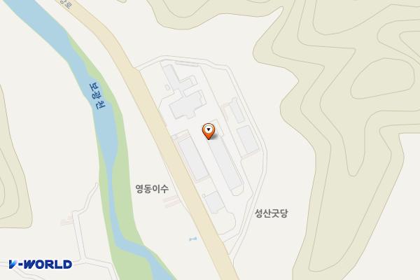 강릉국토관리사무소 위치 지도 — 강원특별자치도 강릉시 성산면 경강로 1247 (구산리, 강릉국도관리사무소)