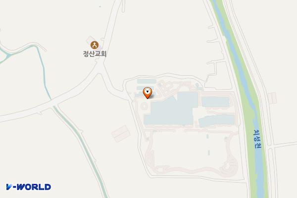 청양 정산중학교 위치 지도 — 충남 청양군 정산면 역말길 42 (역촌리, 정산중학교)