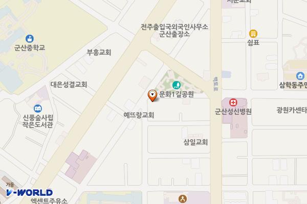 군산 공영주차장(문화동 885-6) 위치 지도 — 전북특별자치도 군산시 문화안길 70-9
