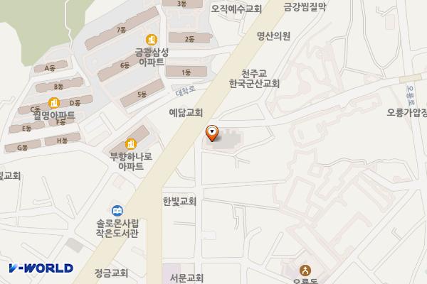 군산 공영주차장(오룡동 931-9) 위치 지도 — 전북특별자치도 군산시 오룡재길 3