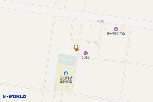 군산 공영주차장(산북동 2619-9) 위치 지도 — 전북특별자치도 군산시 옥성남길 31