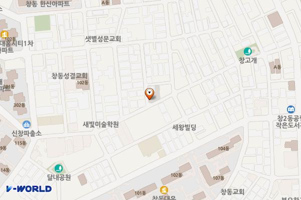 도봉구 창2동 제3공영주차장 위치 지도 — 서울특별시 도봉구 창동 623-42