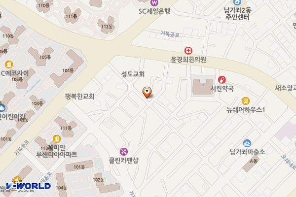 서대문구 남가좌2동 제1공영주차장 위치 지도 — 서울특별시 서대문구 남가좌동 64-8