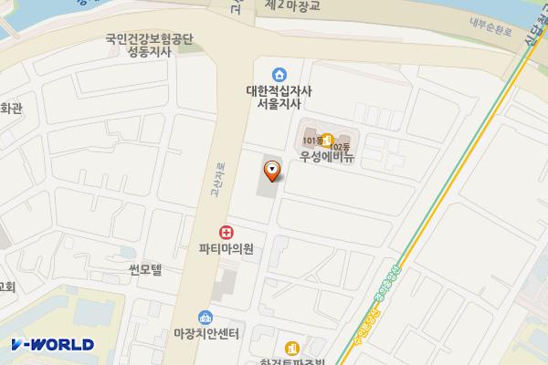 성동구 마장축산물시장 서문 공영주차장 위치 지도 — 서울특별시 성동구 고산자로26길 6 (마장동, 마장축산물시장 서문 공영주차장)