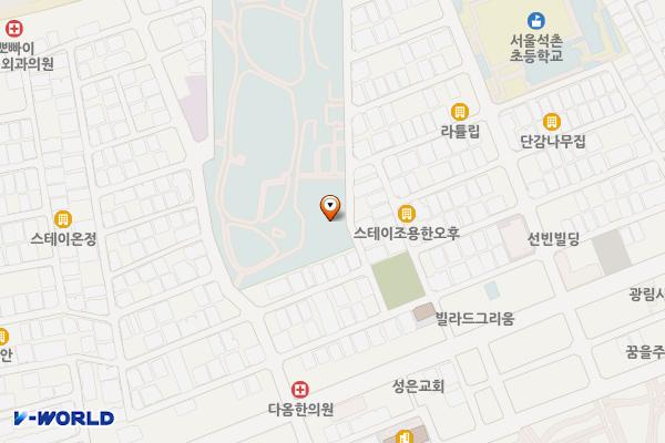 송파구 석촌고분공영주차장 위치 지도 — 서울특별시 송파구 석촌동 248