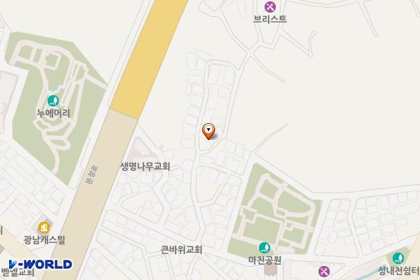 송파구 마천동 2공영주차장 위치 지도 — 서울특별시 송파구 성내천로 299-7 (마천동, 마천동2공영주차장)