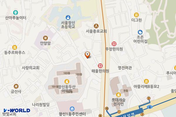 종로구 창일 공영주차장 위치 지도 — 서울특별시 종로구 창신동 82