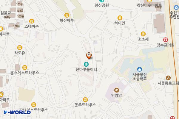 종로구 창삼 공영주차장 위치 지도 — 서울특별시 종로구 창신동 23-346