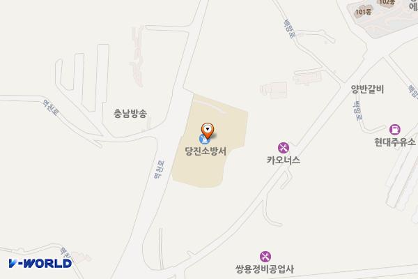 충남 당진 당진소방서 위치 지도 — 충청남도 당진시 역천로 838