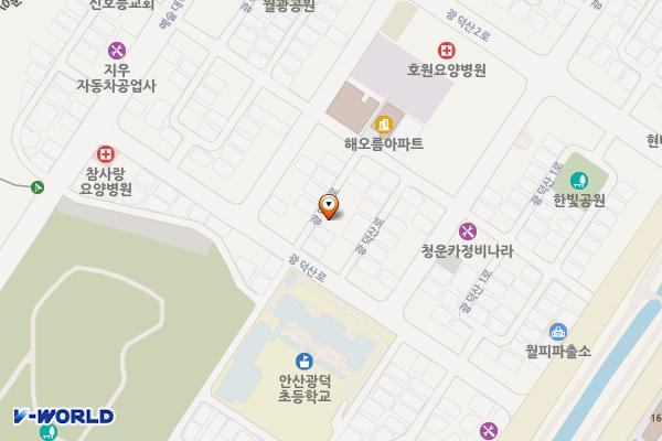 경기 안산 월피동 복지어울림센터 위치 지도 — 경기 안산시 상록구 월피동 516-10