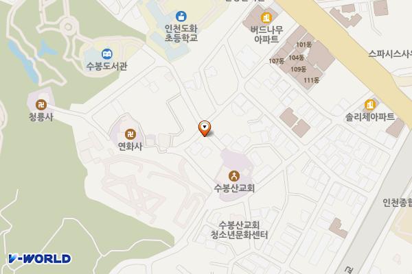도화1동제1노외주차장 위치 지도 — 인천광역시 미추홀구 도화동 538