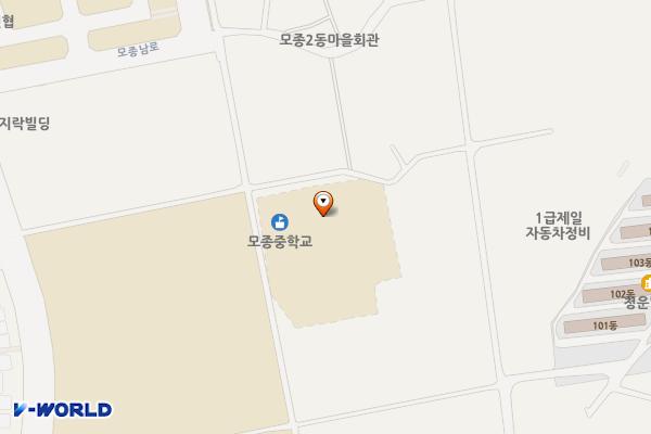 충남 아산 모종중학교 위치 지도 — 충청남도 아산시 못마루로 80