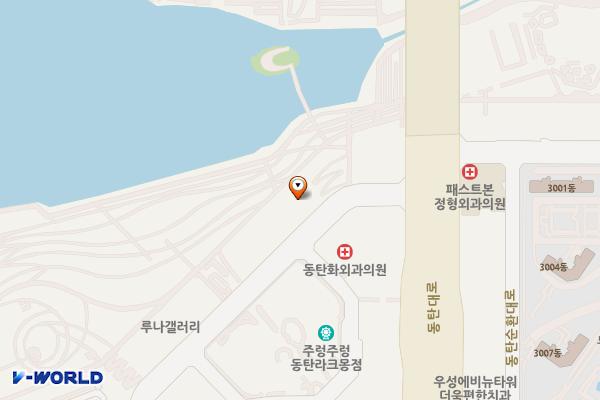 경기 화성 동탄호수공원 주차타워 위치 지도 — 경기도 화성시 송동 724-1