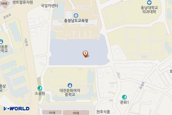 대전 중구 대전진로융합교육원 위치 지도 — 대전광역시 중구 문화로234번길 50 (문화동, 대전진로융합교육원)