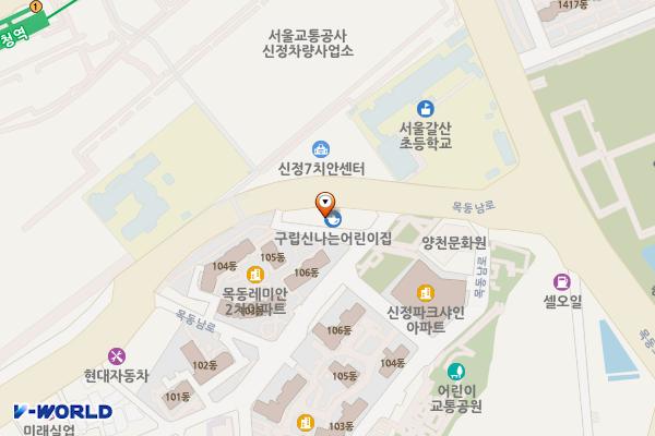 서울 양천구 양천보육타운 위치 지도 — 서울 양천구 신정동 330-13