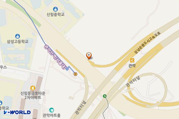 서울 신림동 공영주차장 위치 지도 — 서울특별시 관악구 신림로 24 (신림동)