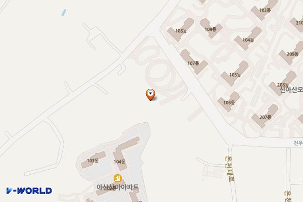 충남 아산 천우물초등학교 위치 지도 — 충남 아산시 신창면 남성리 584-1