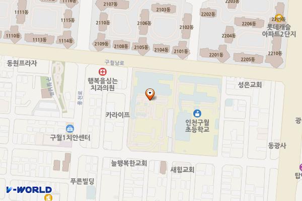 인천 남동구 구월동 인천교육청 학생안전체험관 부설공영주차장 위치 지도 — 인천광역시 남동구 구월남로232번길 31 (구월동, 인천광역시교육청학생안전체험관)