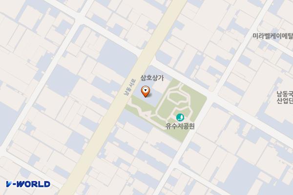 인천 남동구 고잔동 남동산단5호 공영주차장 위치 지도 — 인천광역시 남동구 고잔동 697-20
